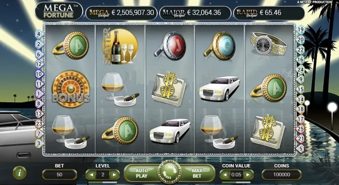 Mega Fortune at El Royale Casino